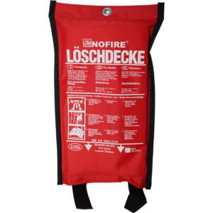 NoFire Löschdecke 120 × 120 cm – DIN EN 1869 für Fett- und Ölbrände